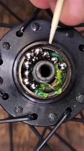 bicycle axle installation process#shorts