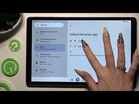 ACER Iconia Tab M10 기본 앱 변경 방법