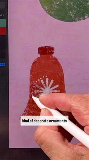 Design Retro Holiday Ornaments in Procreate!