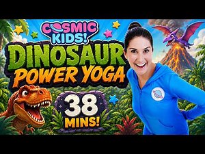 Dinosaur Power Yoga 🦖 | 38 Minute Kids Yoga Adventure | Cosmic Kids