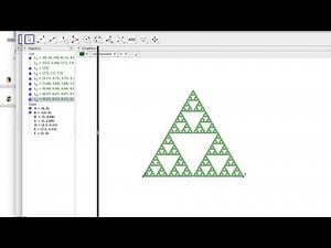 Geogebra Tutorial Sierpinski Arrowhead Fractal