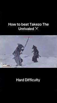 I’m the unrivaled now. Here’s how I beat Takezo: The unrivaled. #ghostofyotei #takezo #howto