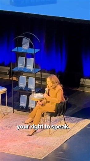 Former Vice President Kamala Harris, confronted by anti-Israel protesters on the first night of her book tour in New York City, told the crowd: “What’s happening to the Palestinian people is outrageous and it breaks my heart.” | New York Post