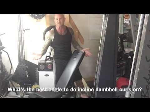 Incline Dumbbell Curl Tips: Part 1 - Bench Angle
