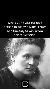 Marie Curie is one of the greatest female scientists ever. She famously won the Nobel Prize in Physics with her husband Pierre in 1903 and became a global sensation for their work on radiotherapy. Her dedication to this field ultimately cost her her life as she passed away in 1934 from the results of radiation exposure. Her belongings remain radioactive today. Curie less famously won a second Nobel Prize in Chemistry for discovering the elements radium and polonium. This tends to be overshadowed