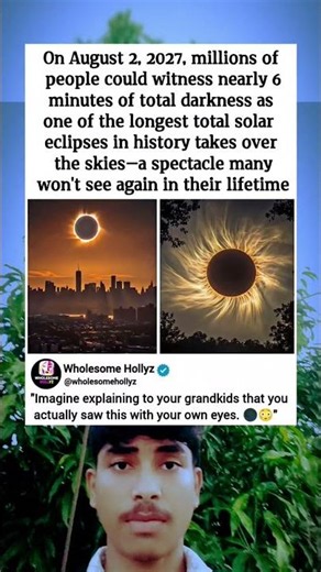 2027's Longest Solar Eclipse 🌑😳