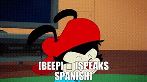 [beep] ‐ [speaks Spanish]