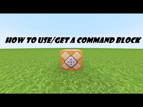 How to use/get a command block. Xbox, playstation,windows 11