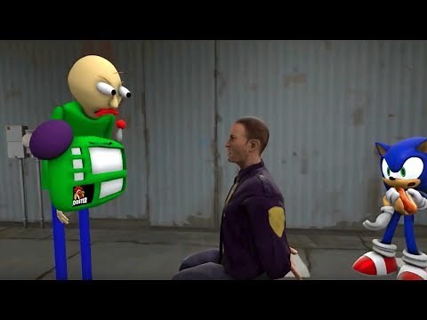 FNaF Purple Guy vs SONIC & BALDI
