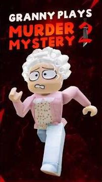 Granny as the Murderer in Murder Mystery 2! #roblox #mm2roblox #mm2 #murdermystery2