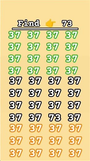 find the odd number 73🎯 #puzzle #geniusmindset #maths #mathstricks #iqtest #motivation