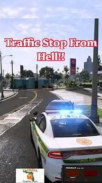 This TRAFFIC STOP goes horribly WRONG in GTA 5 #gta5 #gtarp #gtamods #policemods #policesimulator