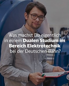 Verbinde Theorie und Praxis in einem Dualen Studium bei der DB! Im Bereich Elektrotechnik kommst Du mit vielfältigen Aufgabenbereichen in Kontakt. So bist Du je nach Einsatz für unsere Infrastruktur, die Stellwerkstechniken oder die Arbeit an den Zügen und unseren Bahngebäuden sehr gefragt. Jetzt einsteigen; www.deutschebahn.com/karriere 📝 | Deutsche Bahn Karriere