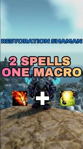Resto Shaman Macro: Heal or DPS with One Button!
