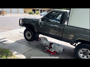 1988 Toyota Pickup 22RE Transmission And Transfer Case Removal Procedure (Marlin Rebuild W56B)