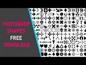 New 2500+ shape free download and Install in Photoshop 2024 | Redzone Graphics Designing