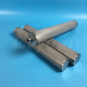 [Hot Item] 10 Inch 1 Micron Sintered Stainless Steel Filter Cartridge for Oil Industry and Filtration