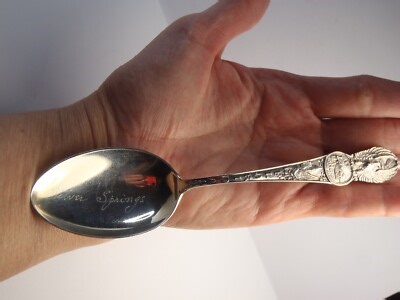 Antique Silver Springs Florida Souvenir Spoon, Sterling Silver 5 3/4" | eBay