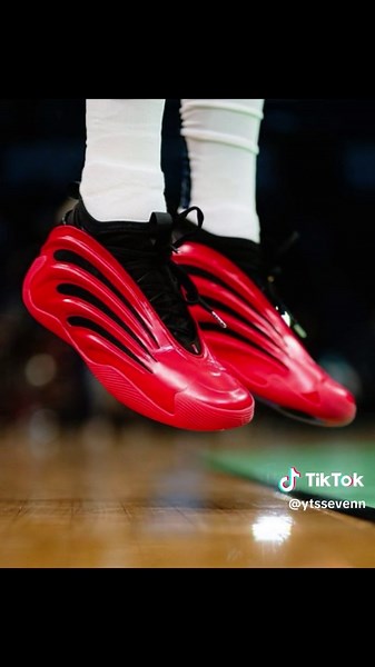 James Harden Struts in Red Metallic adidas Harden Vol. 9