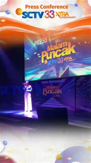 Haico Van der Veken Nyanyikan Theme Song HUT SCTV 33xtraordinary #shorts #HUTSCTV33