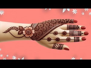 Latest Simple Mehndi Design 2025 | Easy & stylish mehndi l