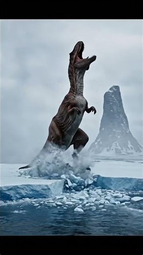 Mapusaurus vs a sudden, thick fog bank in a Prehistoric World