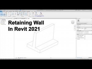 Create Family : Retaining Wall in Revit 2021