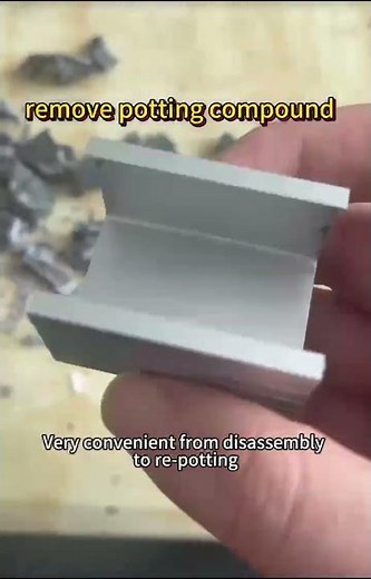 remove potting compound