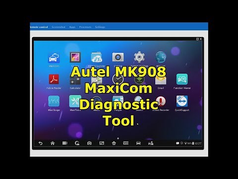 Autel MK908 Diagnostics Scan Tool WiFi setup, Registering , and exploring Features