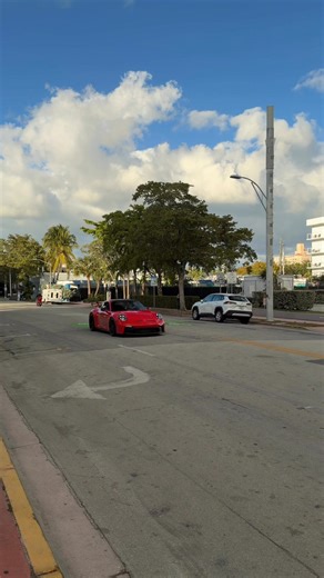 A Porsche 911 GT3 (992) in Guards Red cruising South Beach in Miami brings pure motorsport DNA to the city’s neon shorelines. Current market value for a 992 GT3 sits around $200,000–$250,000 depending on spec and mileage. Its naturally aspirated 4.0L flat-six and razor-sharp chassis make it one of the most beloved modern 911s for drivers and collectors alike. South Beach’s mix of style and speed makes this color and model combo truly pop. #Porsche #992GT3 #carspex #fblifestyle | CarSpex