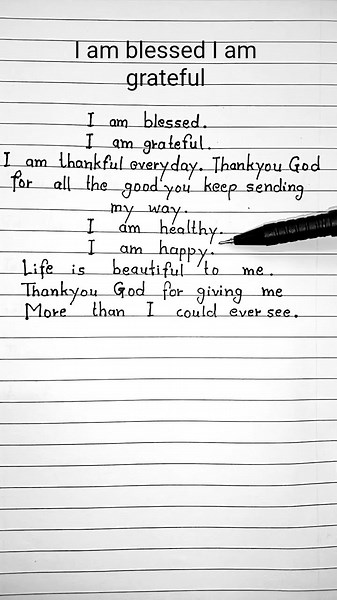 I am blessed I am grateful I am thankful everyday Song Lyrics #shorts