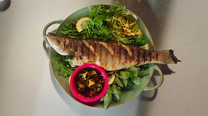 Whole Grilled Fish with Ponzu Sauce