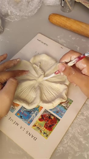 DIY Hibiscus Clay Tray | Easy Step-by-Step Tutorial