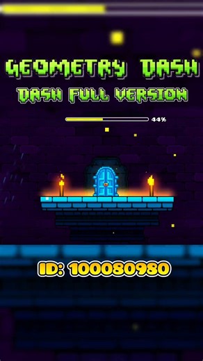 Dash full version #trends #geometrydash #dash #id #level