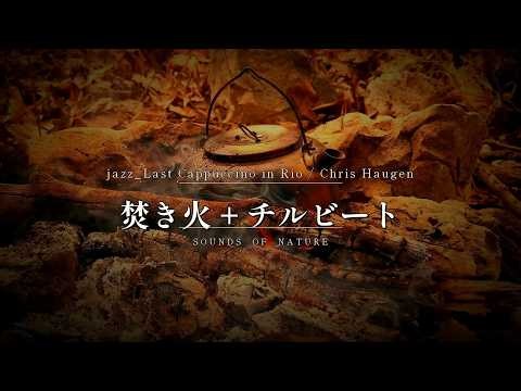 【リラックス用BGM・瞑想用BGM】焚き火 + チルビート 3時間 / 集中できる環境音【ASMR】