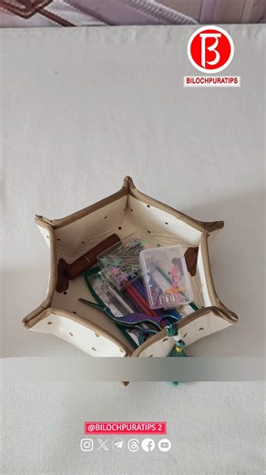 How to make a hexagonal storage box