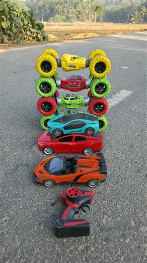 Hath Sa Chalaya Four Remote Control Moka Car And New Rc Three Racing Cars || #shorts