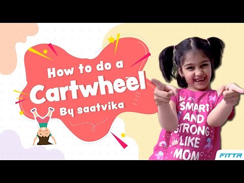 Kids Fitness Exercise | Cartwheel Tutorial | Fittr Kids
