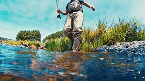 Fisherman Underwater View Angler Walks Wading Stock Footage Video (100% Royalty-free) 1097688319 | Shutterstock