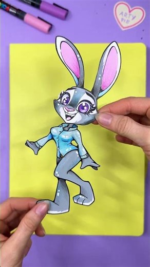 JUDI HOOPS🐰 de Zootopia 2: A Versão Anime Mais Fofa! 🥹 Você Já Viu? P2