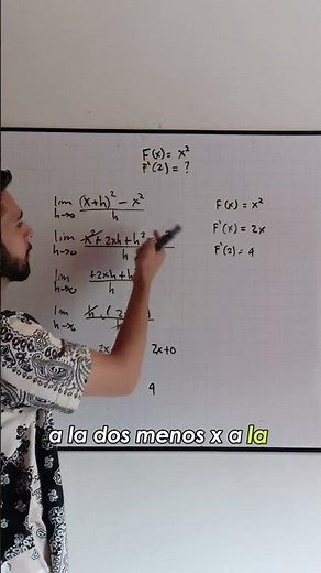 Derivada por definicion FACIL #Calculo #matematicasfacil #facil