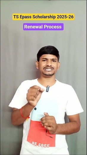 TS Epass Scholarship 2025-26 Renewal Process