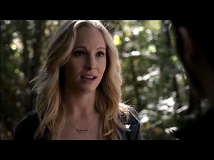 klaus and caroline romantic kissing scene