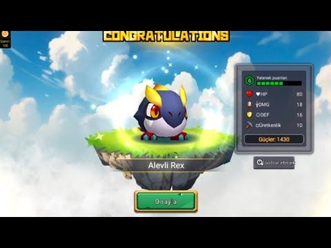 Blockman go sky block new pet T-REX opening