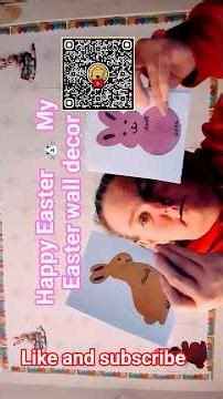 video second for the Easter wall decor # Easter #shorts# decor#eggs #Scribebook# nametags