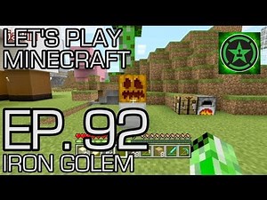 Let's Play Minecraft: Ep. 92 - Iron Golem