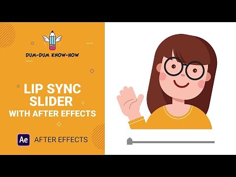 Lip Sync with Slider Control After Effects Tutorial : No Plugins