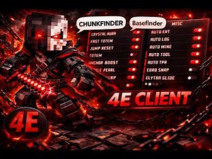 🔥 4E Client (1.21) | BEST DonutSMP Client 🔎 Chunk + Base Finder Features | CRAZIEST CLIENT YET 🌍