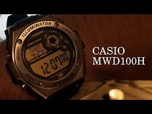How to set time and date Casio MWD100H