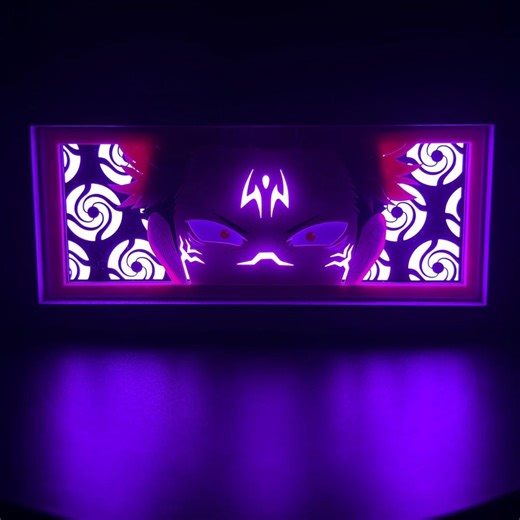 Ryomen Sukuna 3D LED Shadow Box Lamp - Jujutsu Kaisen Anime Lightbox - Etsy UK